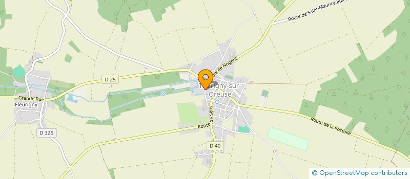 localisation de l'entreprise MONSIEUR GEORGES FRANCOIS  THORIGNY-SUR-OREUSE