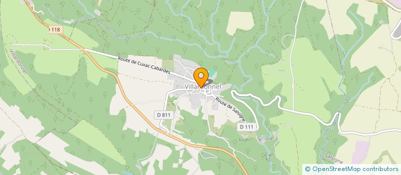 localisation de l'entreprise MONSIEUR GEORGES-FRANCOIS REY  VILLARDONNEL