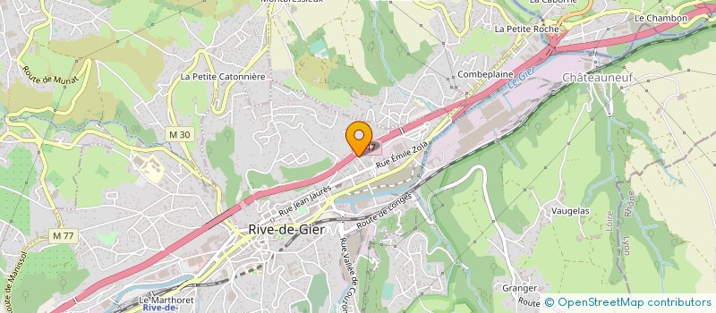localisation de l'entreprise MONSIEUR GEORGES FRECHET à RIVE-DE-GIER