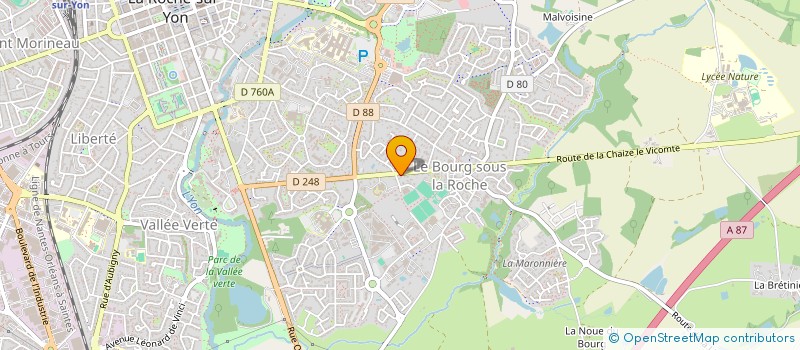localisation de l'entreprise MONSIEUR GEORGES FREDEVAL à LA ROCHE-SUR-YON