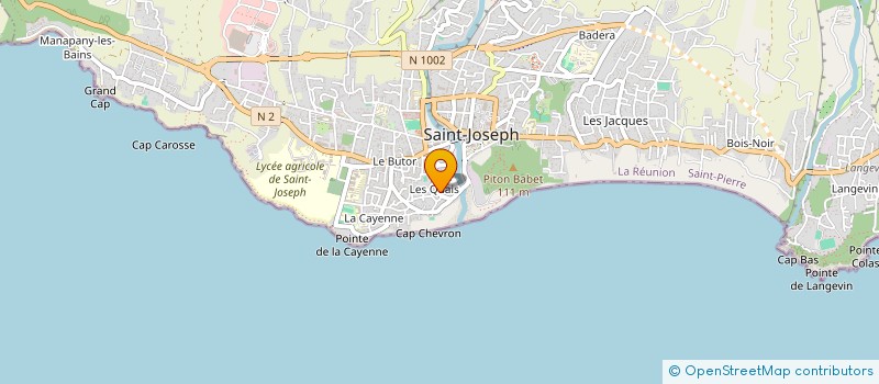 localisation de l'entreprise MONSIEUR GEORGES FREMOUSSE à SAINT-JOSEPH