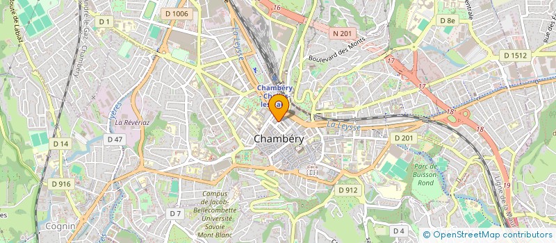 localisation de l'entreprise MONSIEUR GEORGES GACHE à CHAMBERY