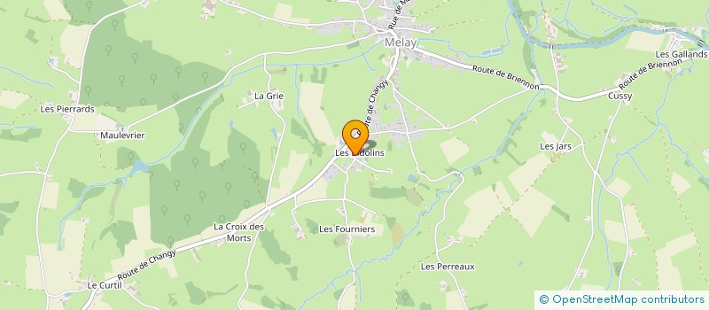 localisation de l'entreprise MONSIEUR GEORGES GALLAND  MELAY