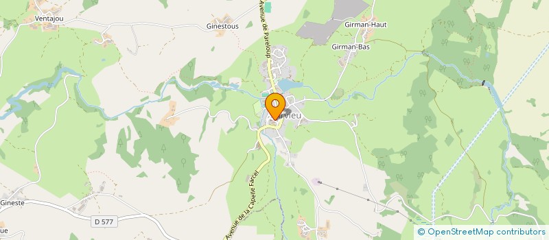 localisation de l'entreprise MONSIEUR GEORGES GARCIA  BERTHOLENE