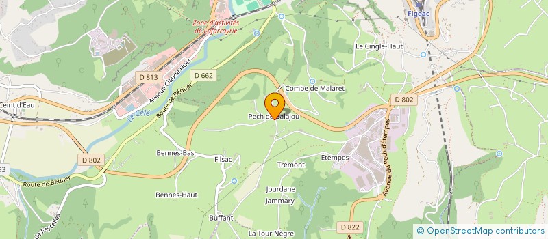 localisation de l'entreprise MONSIEUR GEORGES GARD à FIGEAC