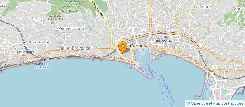 localisation de l'entreprise MONSIEUR GEORGES GAREL à CANNES
