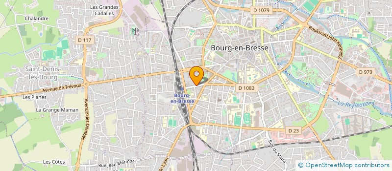 localisation de l'entreprise MONSIEUR GEORGES GARET à BOURG-EN-BRESSE