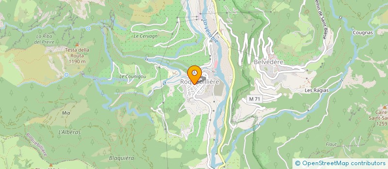 localisation de l'entreprise MONSIEUR GEORGES GATTI  ROQUEBILLIERE