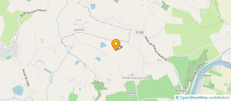 localisation de l'entreprise MONSIEUR GEORGES GATTI  PINEL-HAUTERIVE