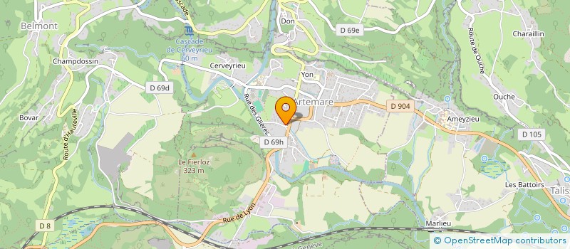 localisation de l'entreprise MONSIEUR GEORGES GAUTHERON  ARTEMARE