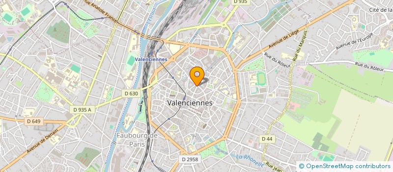 localisation de l'entreprise MONSIEUR GEORGES GAVE  VALENCIENNES