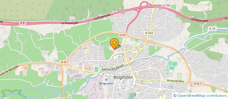 localisation de l'entreprise MONSIEUR GEORGES GAVOTY à BRIGNOLES