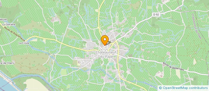 localisation de l'entreprise MONSIEUR GEORGES GAYOT  CHATEAUNEUF-DU-PAPE