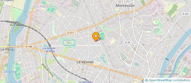 localisation de l'entreprise MONSIEUR GEORGES GEMINET  LE VESINET