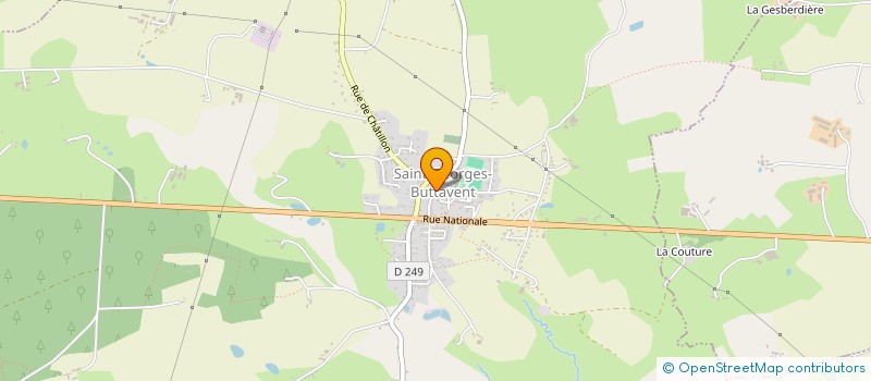 localisation de l'entreprise MONSIEUR GEORGES GENEST  SAINT-GEORGES-BUTTAVENT