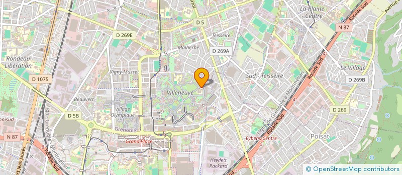 localisation de l'entreprise MONSIEUR GEORGES GENTHON à GRENOBLE