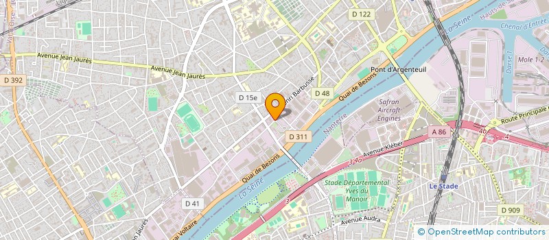 localisation de l'entreprise MONSIEUR GEORGES GERMOND  ARGENTEUIL