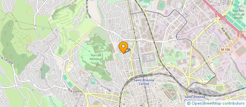 localisation de l'entreprise MONSIEUR GEORGES GIFFAUX  SAINT-ETIENNE