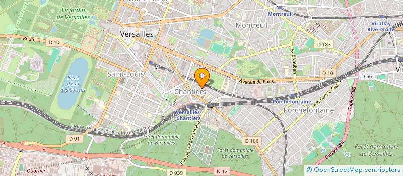 localisation de l'entreprise MONSIEUR GEORGES GILBERT à VERSAILLES