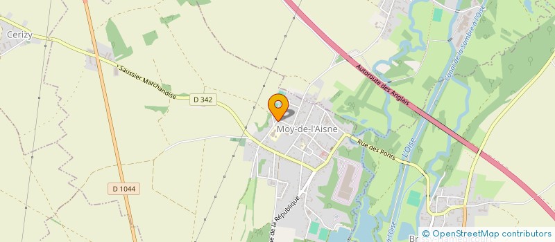 localisation de l'entreprise MONSIEUR GEORGES GILLINGHAM à MOY-DE-L'AISNE