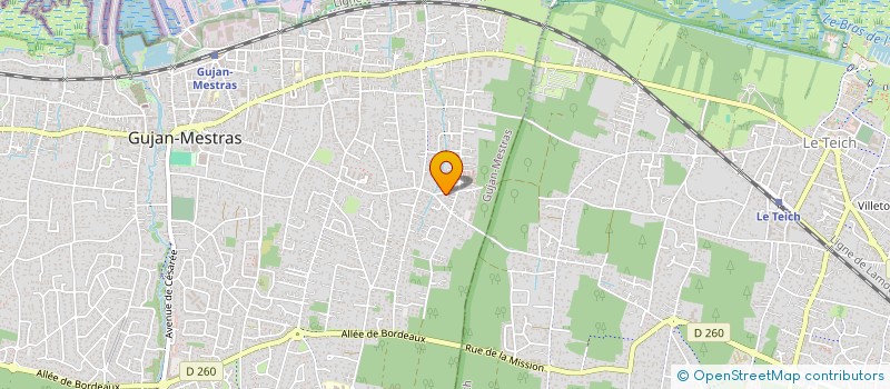localisation de l'entreprise MONSIEUR GEORGES GIMENEZ MAILHES  GUJAN-MESTRAS