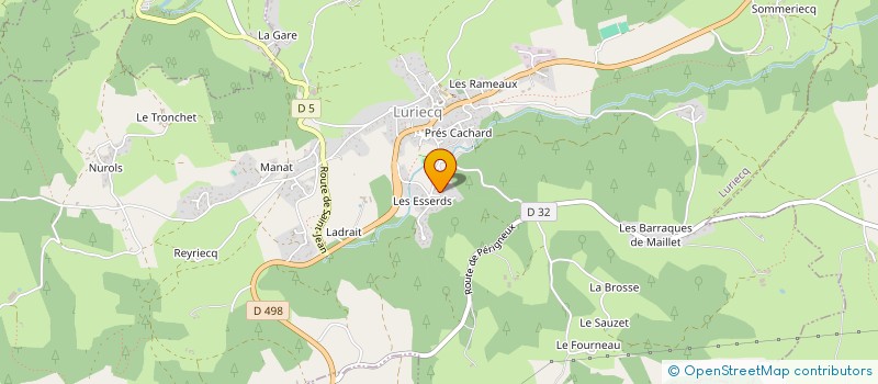 localisation de l'entreprise MONSIEUR GEORGES GIRAUDON  LURIECQ