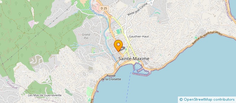 localisation de l'entreprise MONSIEUR GEORGES GIRE à SAINTE-MAXIME