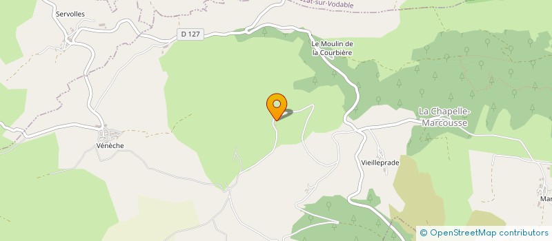 localisation de l'entreprise MONSIEUR GEORGES GIROIX  SAINT-ALYRE-ES-MONTAGNE