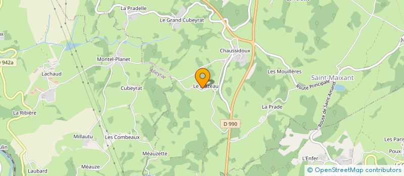 localisation de l'entreprise MONSIEUR GEORGES GIRY  SAINT-MEDARD-LA-ROCHETTE