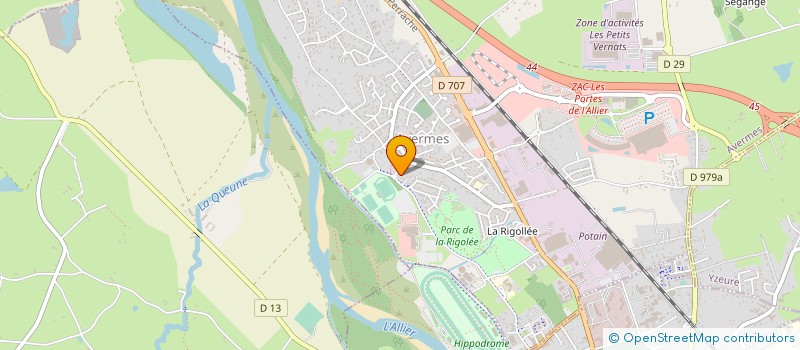 localisation de l'entreprise MONSIEUR GEORGES GOGOBERIDZE  YZEURE