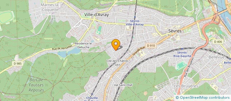 localisation de l'entreprise MONSIEUR GEORGES GOMES à SEVRES