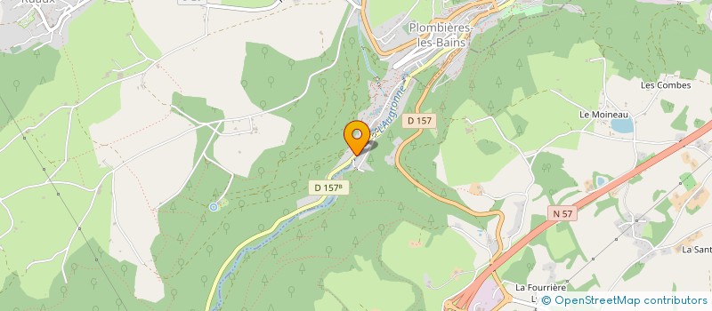 localisation de l'entreprise MONSIEUR GEORGES GORRIAS  PLOMBIERES-LES-BAINS