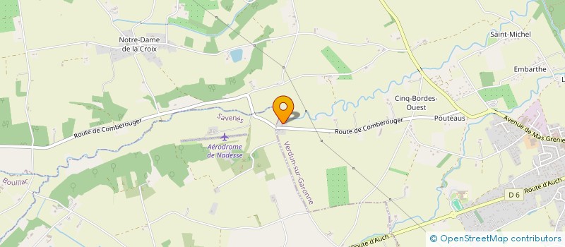 localisation de l'entreprise MONSIEUR GEORGES GOTTARDI à VERDUN-SUR-GARONNE