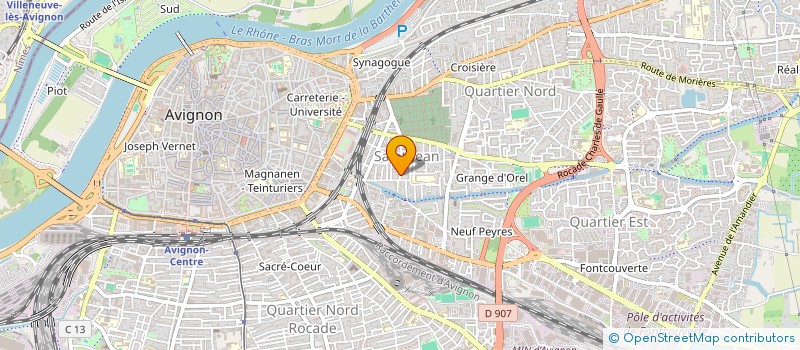 localisation de l'entreprise MONSIEUR GEORGES GOURDOU à AVIGNON