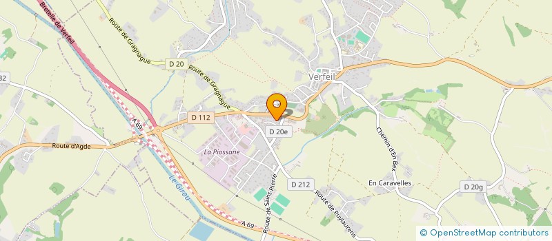 localisation de l'entreprise MONSIEUR GEORGES GOUVEIA  VERFEIL