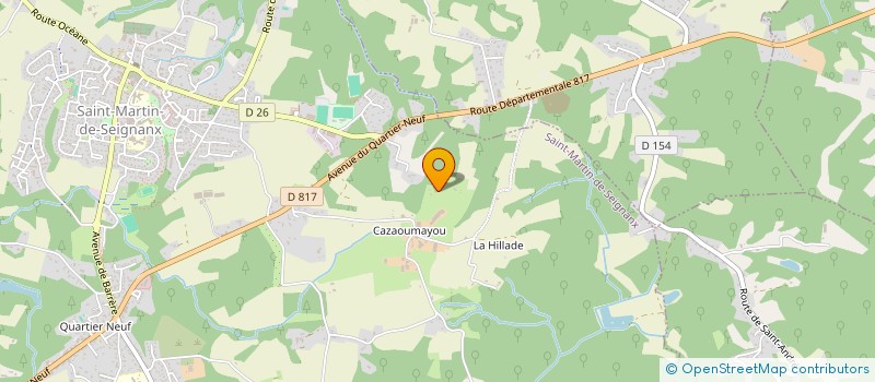 localisation de l'entreprise MONSIEUR GEORGES GRACIET  SAINT-ANDRE-DE-SEIGNANX