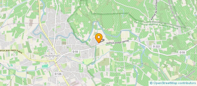 localisation de l'entreprise MONSIEUR GEORGES GRAS  AUBIGNAN