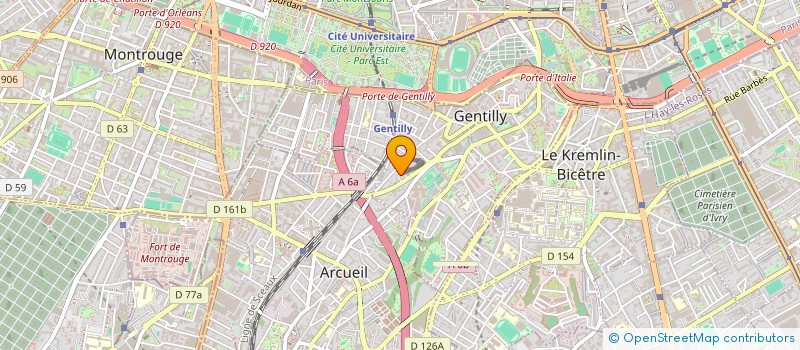 localisation de l'entreprise MONSIEUR GEORGES GRAVOUILLE  GENTILLY