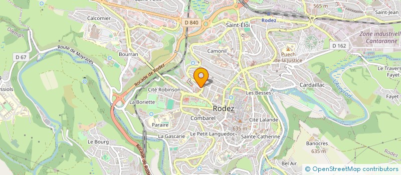localisation de l'entreprise MONSIEUR GEORGES GRECH à RODEZ