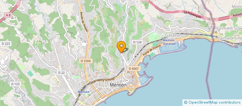 localisation de l'entreprise MONSIEUR GEORGES GREENE à MENTON