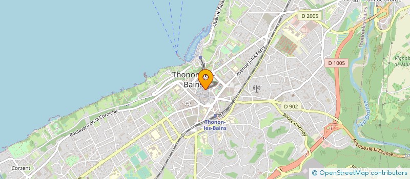 localisation de l'entreprise MONSIEUR GEORGES GRENAT à THONON-LES-BAINS