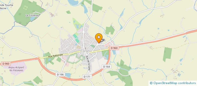 localisation de l'entreprise MONSIEUR GEORGES GRENOUILLEAU  CORON