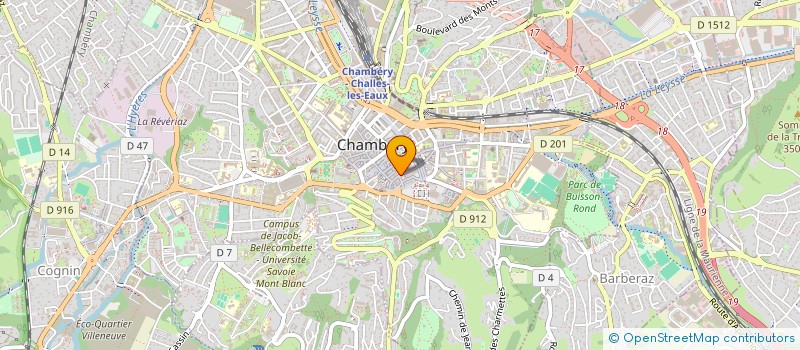 localisation de l'entreprise MONSIEUR GEORGES GROBON à CHAMBERY