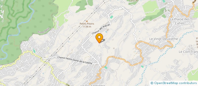 localisation de l'entreprise MONSIEUR GEORGES GRONDIN  LE TAMPON