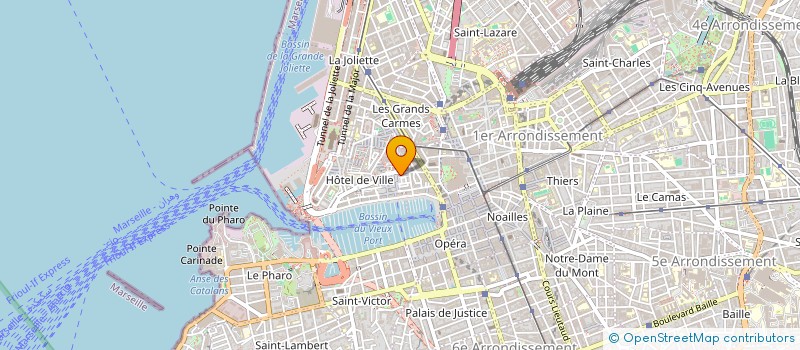 localisation de l'entreprise MONSIEUR GEORGES GROS à MARSEILLE