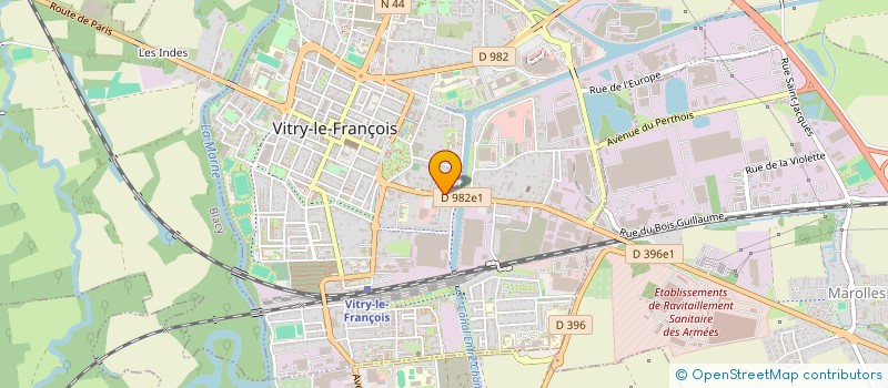 localisation de l'entreprise MONSIEUR GEORGES GROSJEAN  VITRY-LE-FRANCOIS