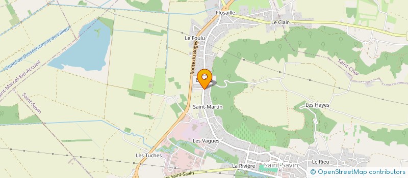 localisation de l'entreprise MONSIEUR GEORGES GUER  SAINT-SAVIN