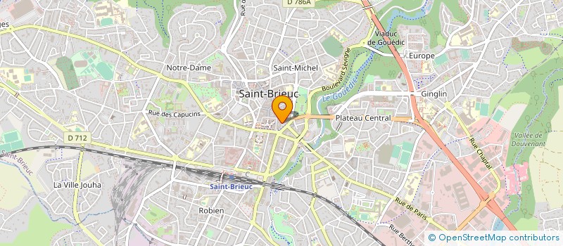 localisation de l'entreprise MONSIEUR GEORGES GUESDON à SAINT-BRIEUC