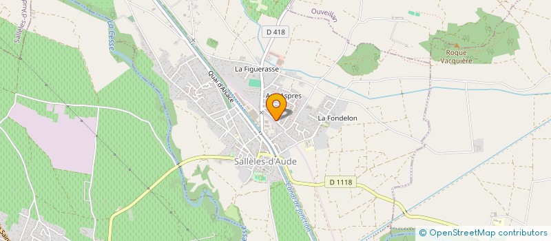 localisation de l'entreprise MONSIEUR GEORGES GUICHARD  SALLELES-D'AUDE