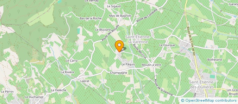 localisation de l'entreprise MONSIEUR GEORGES GUICHARDIERE  SAINT-ETIENNE-LA-VARENNE